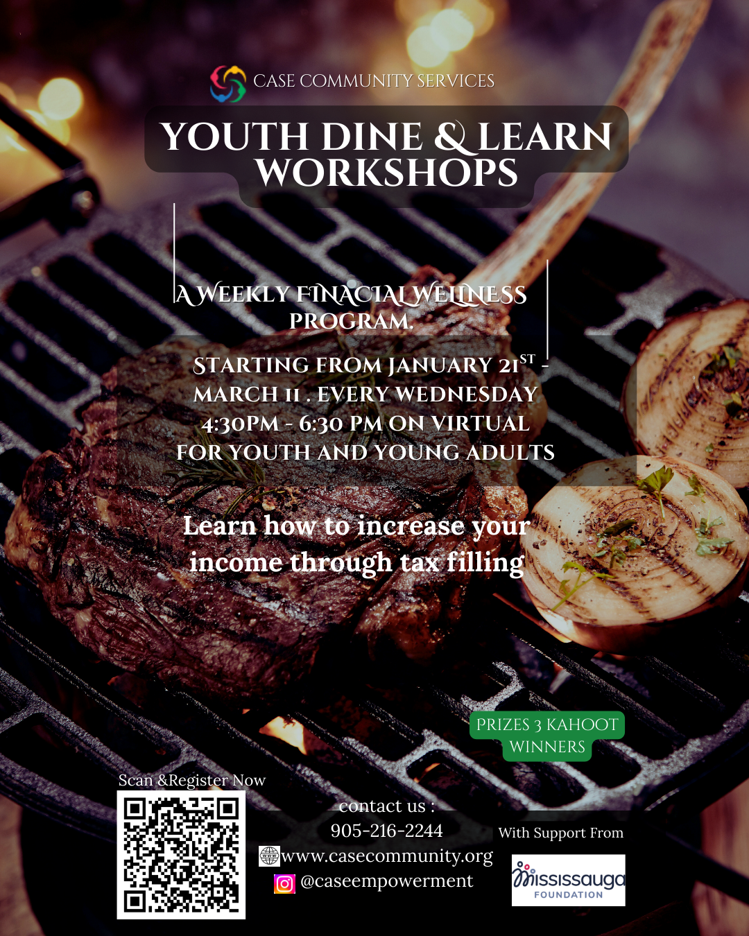 Dine and Learn Youth Program – CASE Community Services